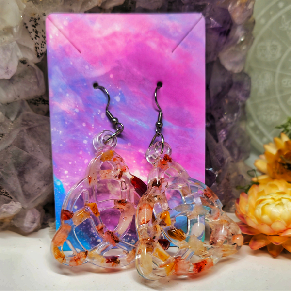 Trinity knot XL earrings