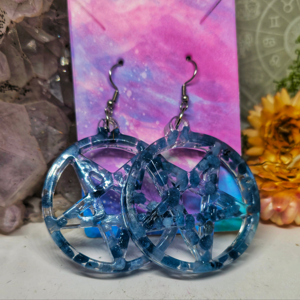 Pentagram XL earings