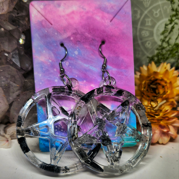 Pentagram XL earings