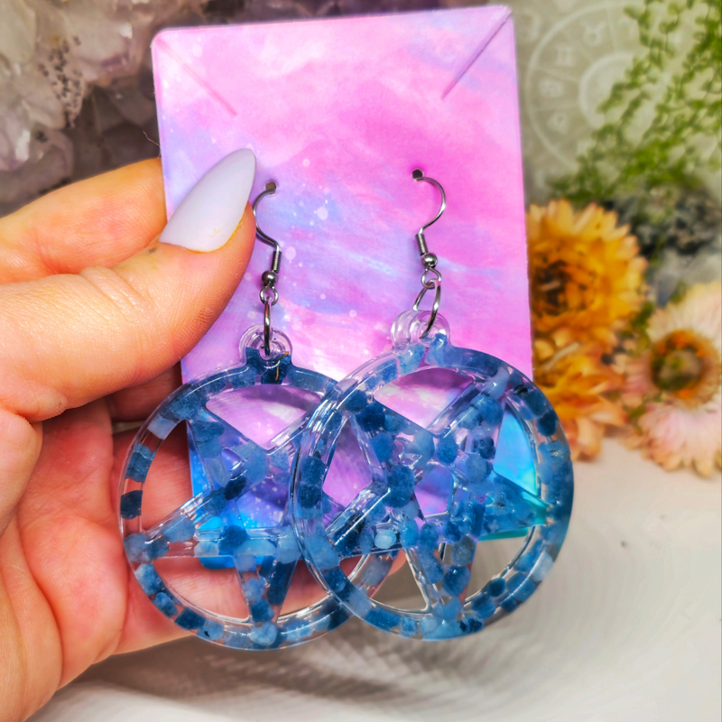 Pentagram XL earings