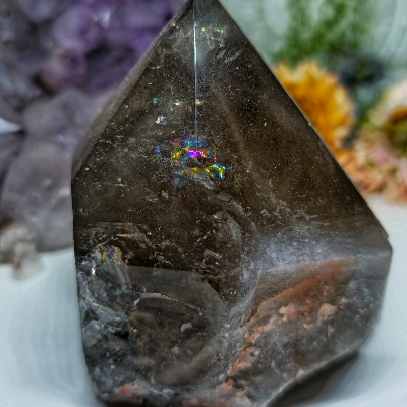 Smokey quartz cutbase