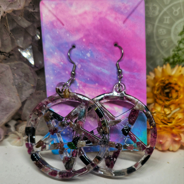 Pentagram XL earings