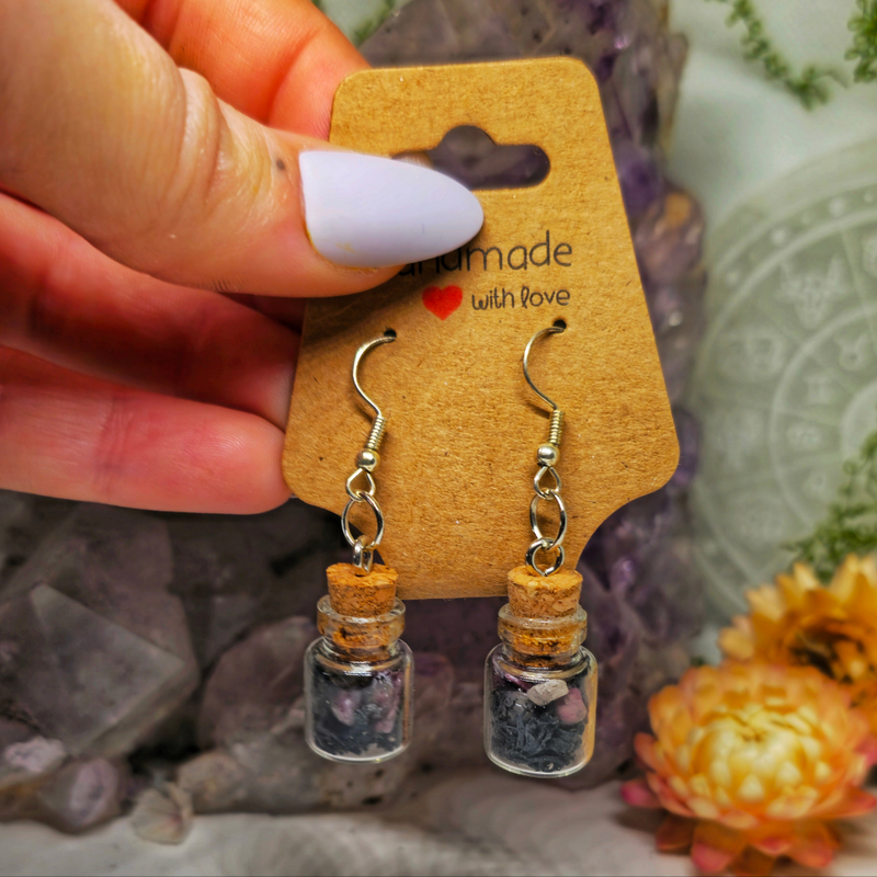 Fairy jar earings