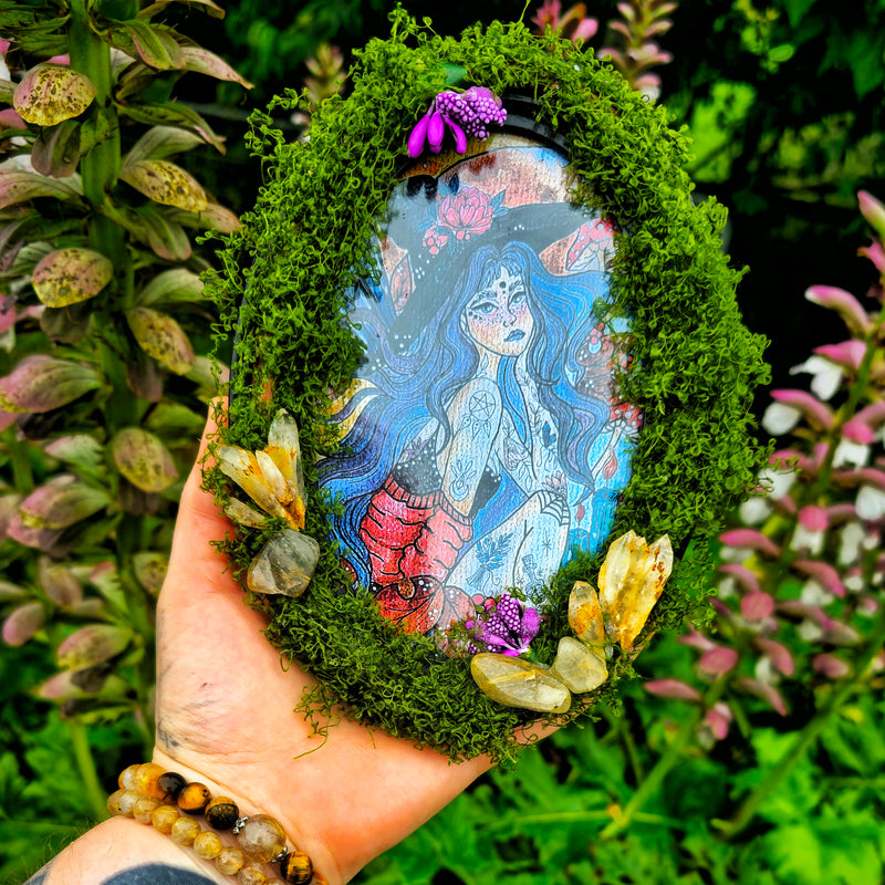 Fairy crystal frame with print