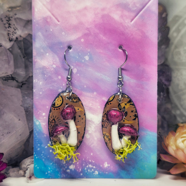 Mushroom earings