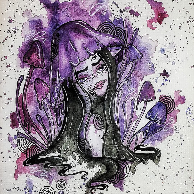 Jellyfish doom art print