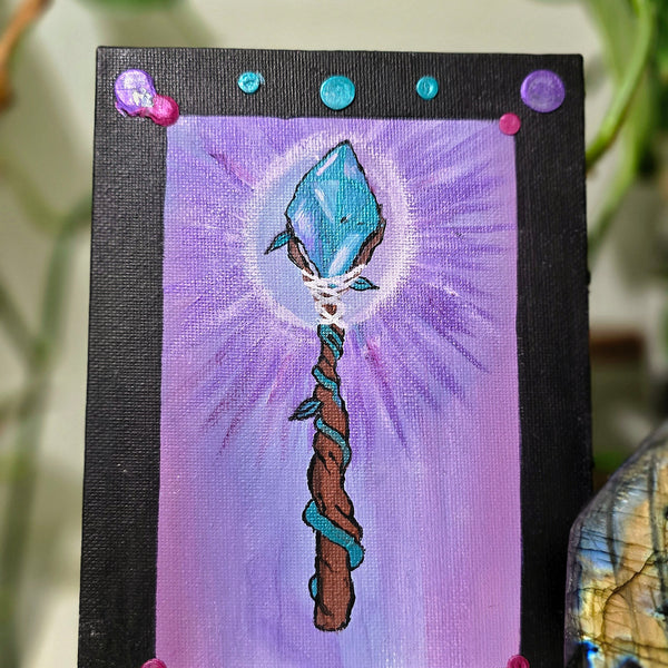 Wizard wand painting