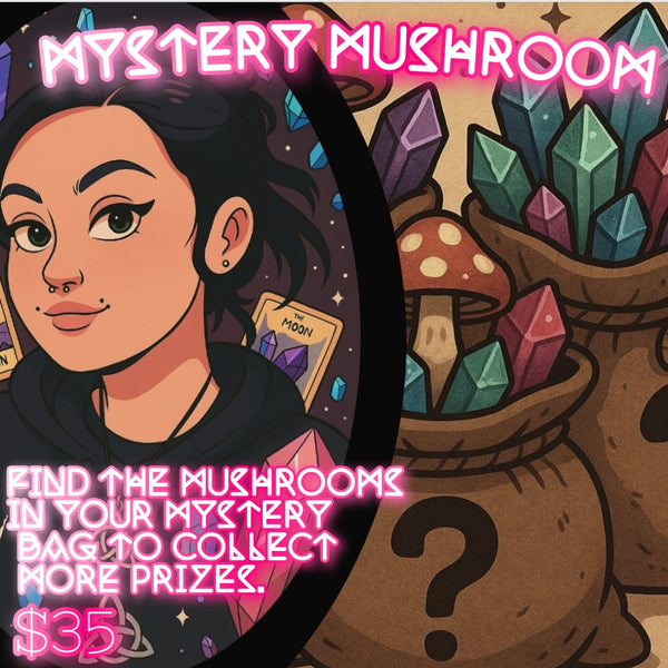 Mystery mushroom ticket