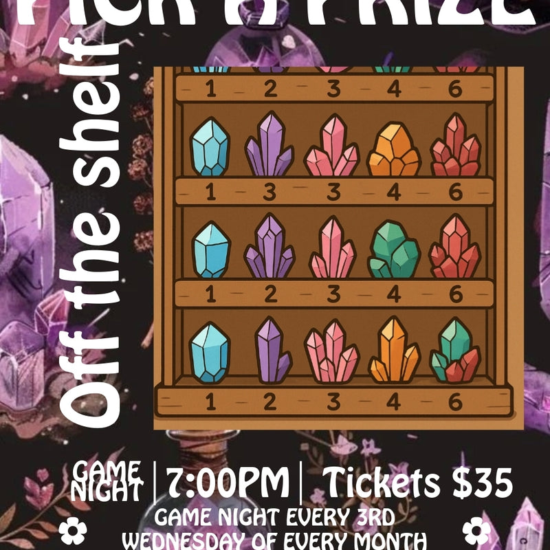 Pick a prize off the shelf