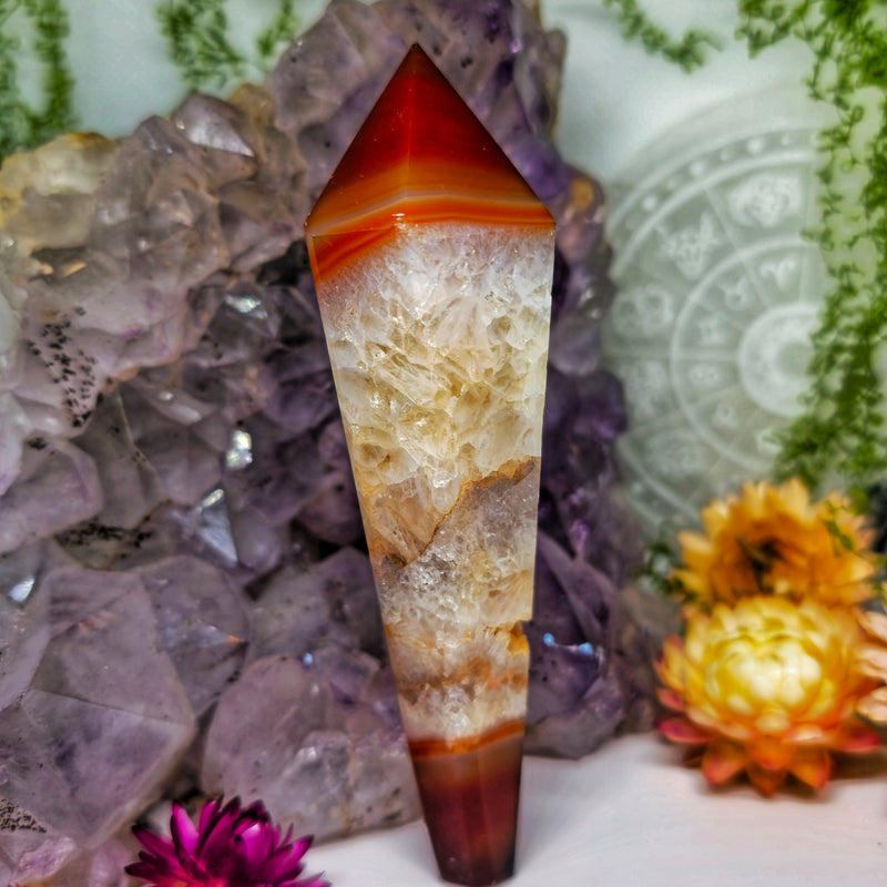 Carnelian wand