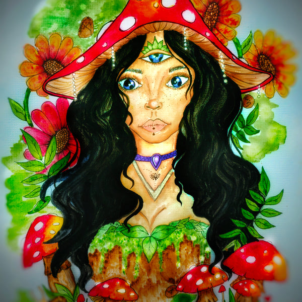 Mushroom goddess