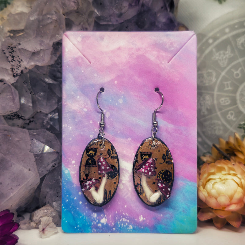 Mushroom earings