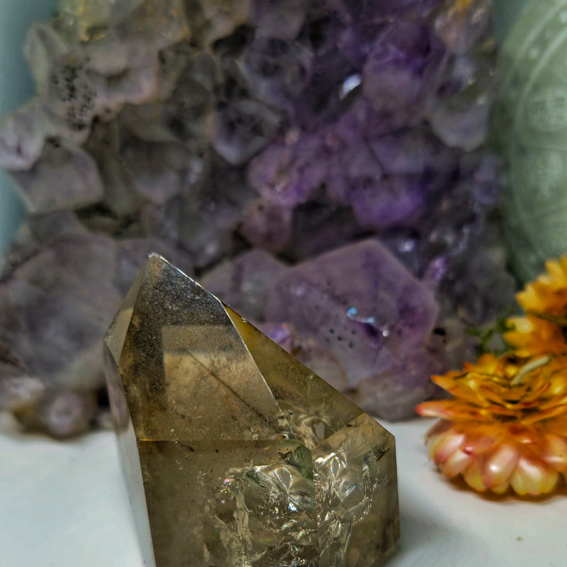 Smokey quartz cutbase