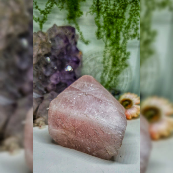 Rose quartz cutbase