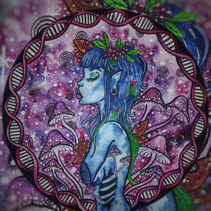 Blue meanie art print