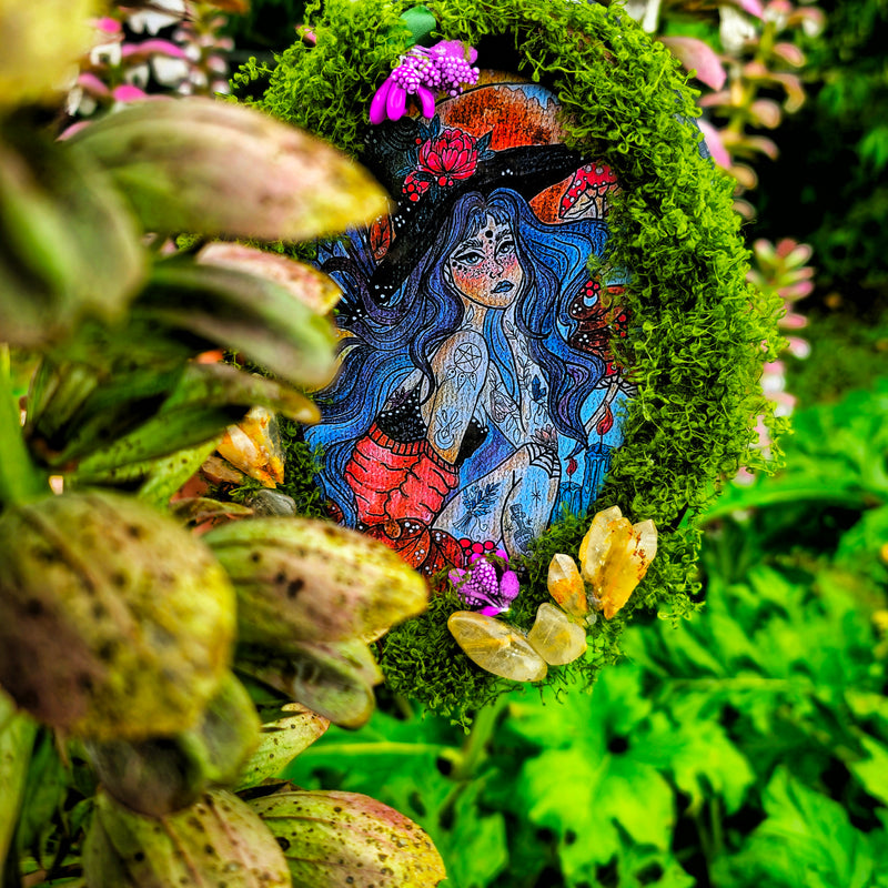Fairy crystal frame with print